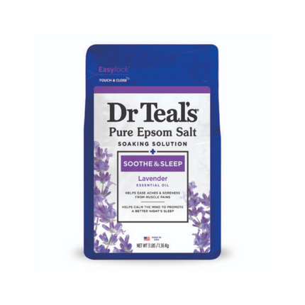 Dr Teals Soothe & Sleep Pure Epsom Salt  Lavender 1.36kg