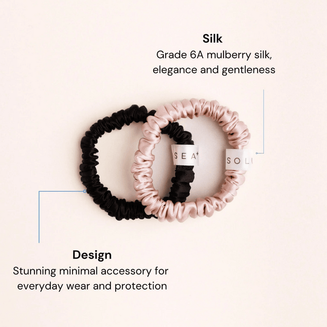 Silk Scrunchies 3 Pack