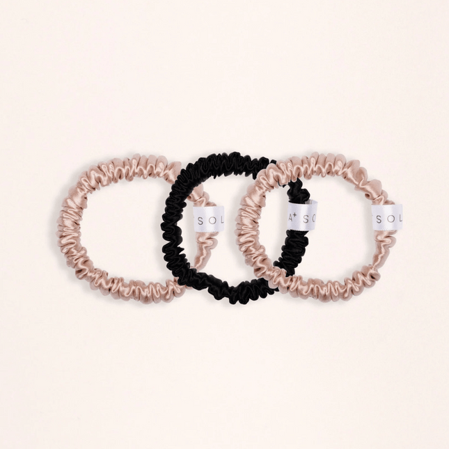 Silk Scrunchies 3 Pack