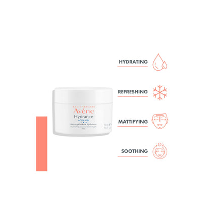 Avène Hydrance Aqua-Gel Moisturiser for Dehydrated Skin 50ml