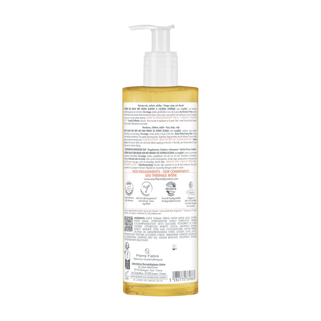 Avène XeraCalm A.D. Lipid-Replenishing Cleansing Oil 400ml