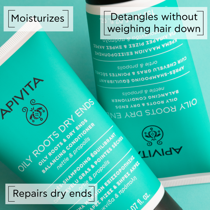 Apivita Oily Roots & Dry Ends Balancing Conditioner 150ml