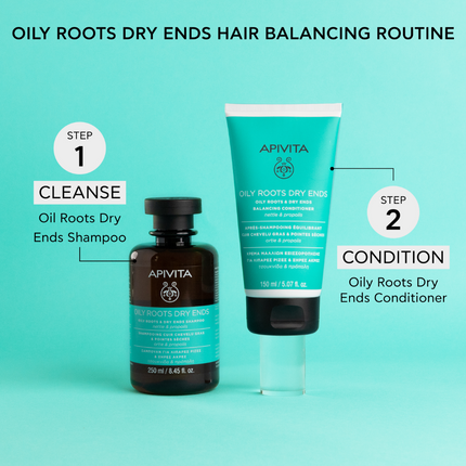 Apivita Oily Roots & Dry Ends Balancing Conditioner 150ml