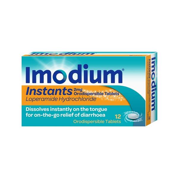 Imodium Instants Loperamide 2Mg 12 Pack