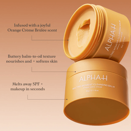 Alpha-H Melting Moment Cleansing Balm - Orange Creme Brulee 90g
