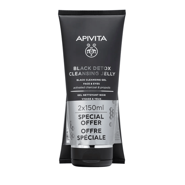 Apivita Black Detox Cleanser Duo 2 x 150ml