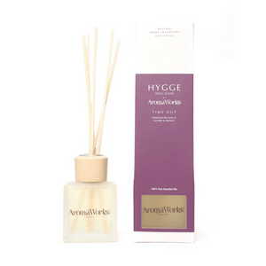 
                  
                    Load image into Gallery viewer, AromaWorks Hygge Reed Diffuser- Time Out Lavender and Patchouli
                  
                