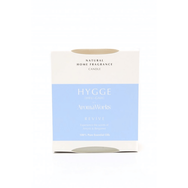 AromaWorks Hygge Revive Amyris & Bergamot Candle