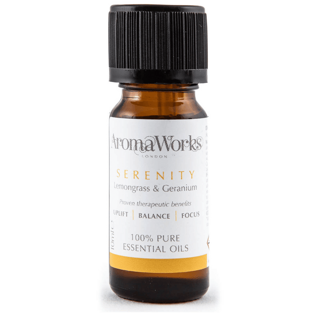 AromaWorks Lemongrass & Germanium Serenity Essential Oil - 10ml