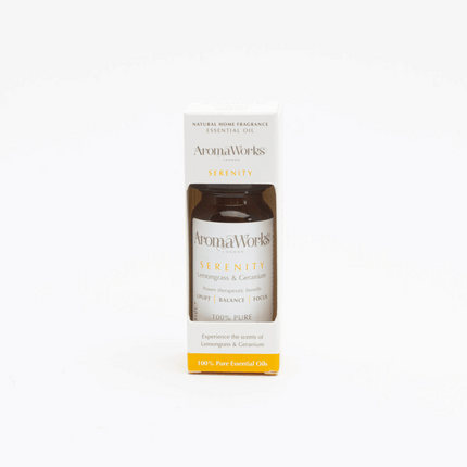AromaWorks Lemongrass & Germanium Serenity Essential Oil - 10ml