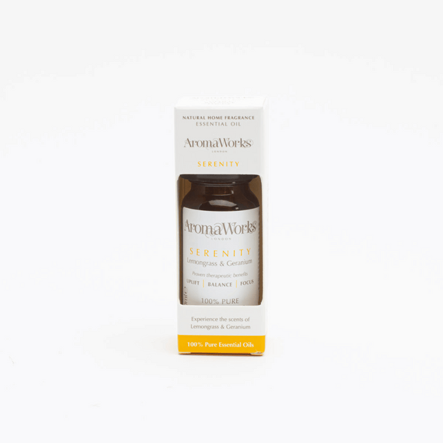 AromaWorks Lemongrass & Germanium Serenity Essential Oil - 10ml