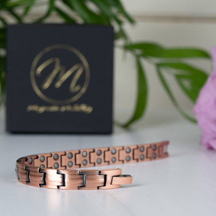 Ashe Copper Magnetic Bracelet - Double Strength