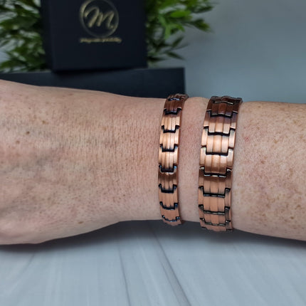 Ashe Copper Magnetic Bracelet - Double Strength