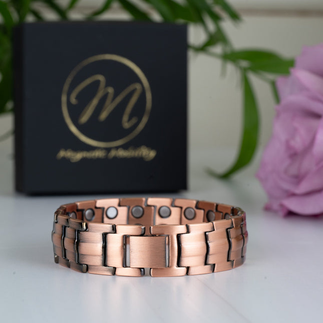 Ashe Copper Magnetic Bracelet - Double Strength