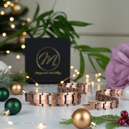 Ashe Copper Magnetic Bracelet - Double Strength