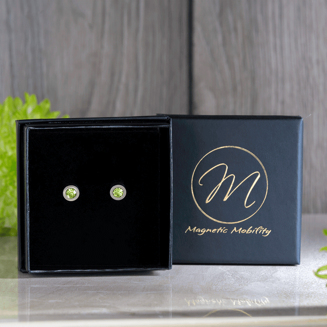 Birthstone Magnetic Stud Earrings