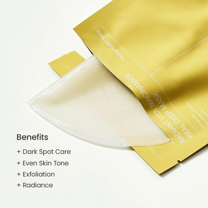 BIODANCE Radiant Vita Niacinamide Real Deep Mask 1pc