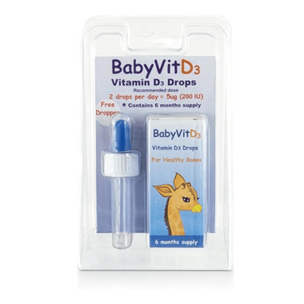 Shield BabyVit 5Ug Vitamin D3 Drops (6 Months Supply)