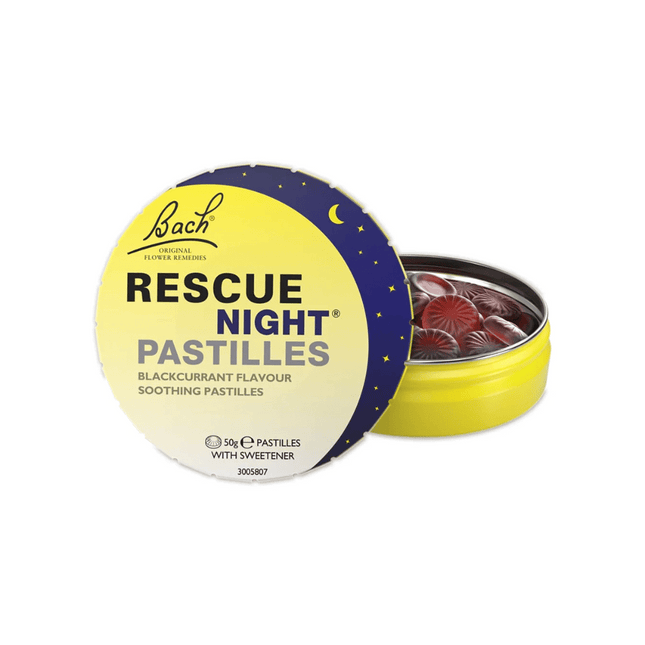 Bach Rescue Remedy Night Pastilles - Blackcurrant Flavour