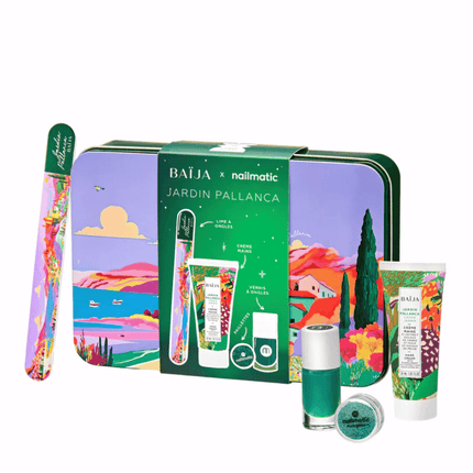 Baija x nailmatic Jardin Pallanca Nails & Glitter Party Set - Green & Turquoise