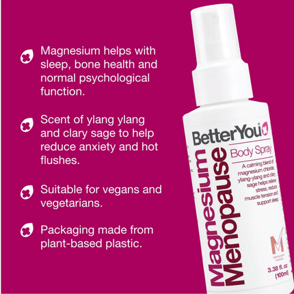 Better You Magnesium Menopause Body Spray 100ml