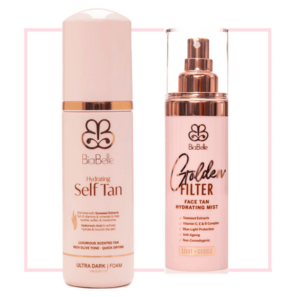BiaBelle Tan Golden Filter Face Tan Light - Medium