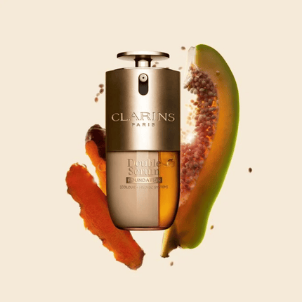 Clarins Double Serum Foundation Hybrid and Glowy M3C