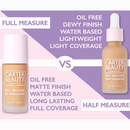 Carter Beauty Half Measure Dewy Foundation - Tiramisu