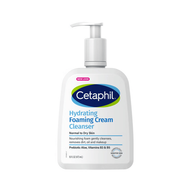 Cetaphil Hydrating Foaming Cream Cleanser 473ml