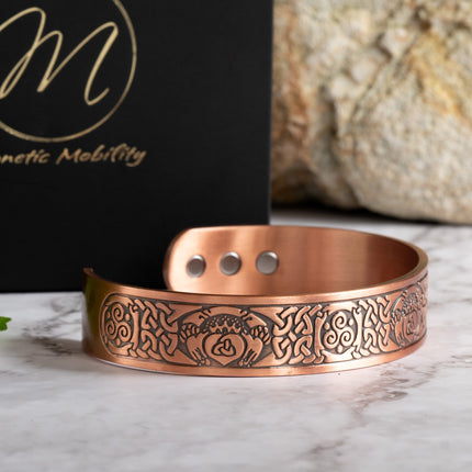 Claddagh Copper Bracelet