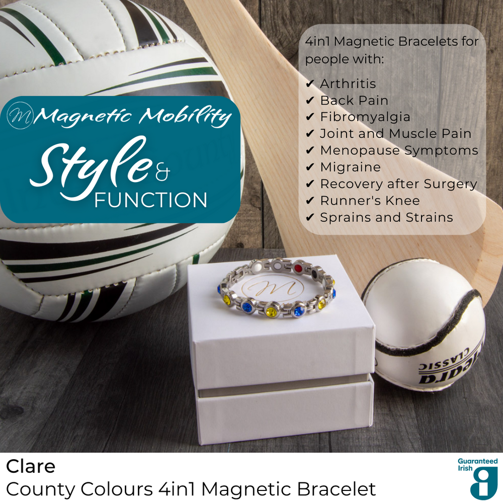 
                  
                    Load image into Gallery viewer, 4in1 Magnetic Bracelet: County Colours | Magnetic Mobility
                  
                