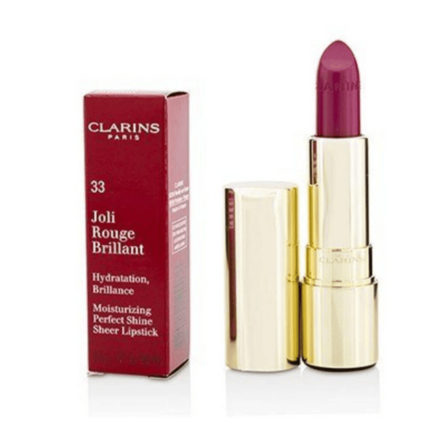 Clarins Brillant Lipstick Joli Rouge #33 - Soft Plum