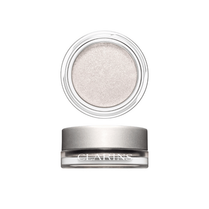 Clarins Ombre Iridescente Cream-to-Powder Eyeshadow #18 - Silver White