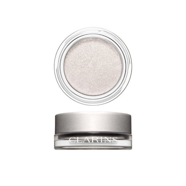 Clarins Ombre Iridescente Cream-to-Powder Eyeshadow #18 - Silver White
