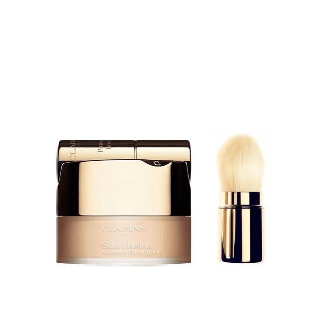 Clarins Skin Illusion Loose Powder Foundation With Brush #105 - Nude