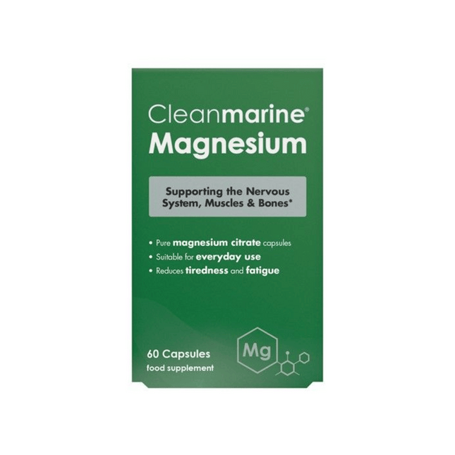 Cleanmarine Magnesium 200mg Caps 60s