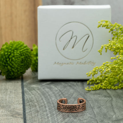 Clover Copper Ring