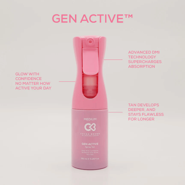 Cocoa Brown GEN ACTIVE Spray Tan - Medium