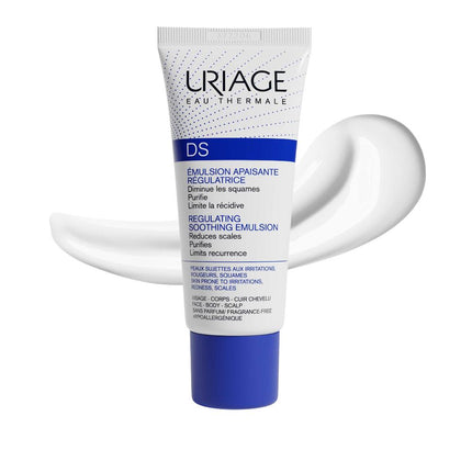 Uriage D.S. Regulating Emulsion, Irritation, Redness, Scales 40ml