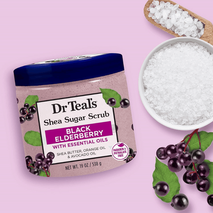Dr Teal's Black Elderberry Body Sugar Scrub 538g