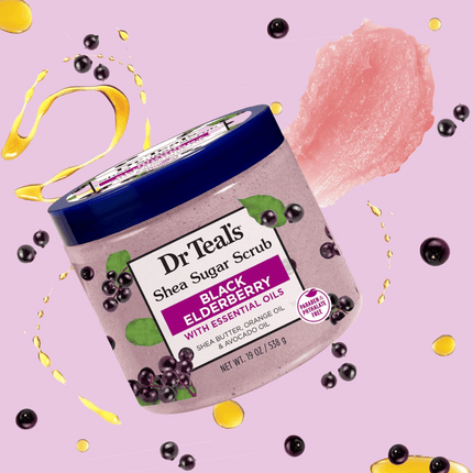 Dr Teal's Black Elderberry Body Sugar Scrub 538g