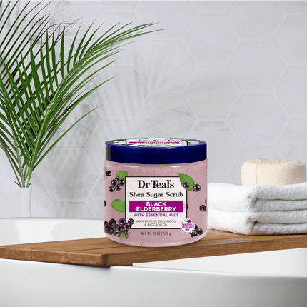 Dr Teal's Black Elderberry Body Sugar Scrub 538g