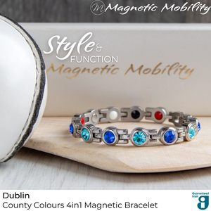 
                  
                    Load image into Gallery viewer, 4in1 Magnetic Bracelet: County Colours | Magnetic Mobility
                  
                