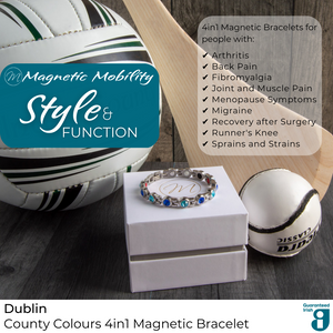 
                  
                    Load image into Gallery viewer, 4in1 Magnetic Bracelet: County Colours | Magnetic Mobility
                  
                