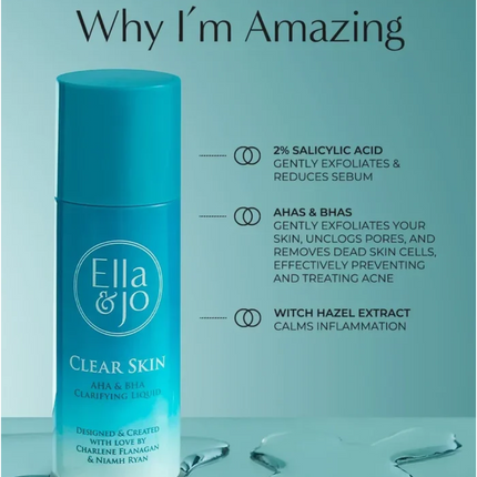 Ella & Jo Clear Skin - AHA & BHA Clarifying Liquid