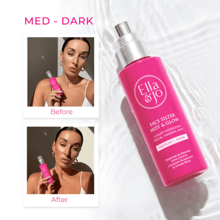 Ella and Jo Mist & Glow Facial Tanning Mist / Medium-Dark