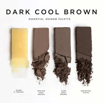 Eyebrowqueen Brow Palette Dark Cool Brown 6