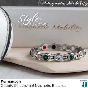 
                  
                    Load image into Gallery viewer, 4in1 Magnetic Bracelet: County Colours | Magnetic Mobility
                  
                