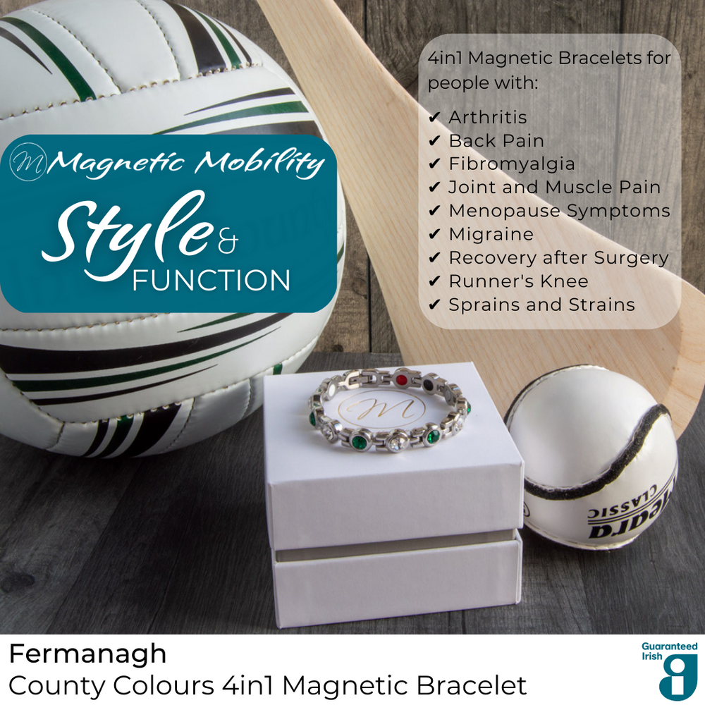 
                  
                    Load image into Gallery viewer, 4in1 Magnetic Bracelet: County Colours | Magnetic Mobility
                  
                