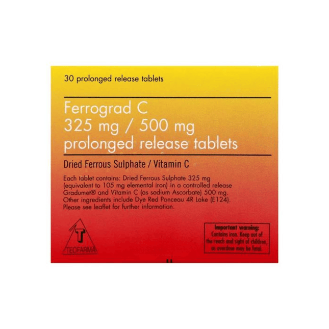 Ferrograd C Prolonged Release - 30 Tablets